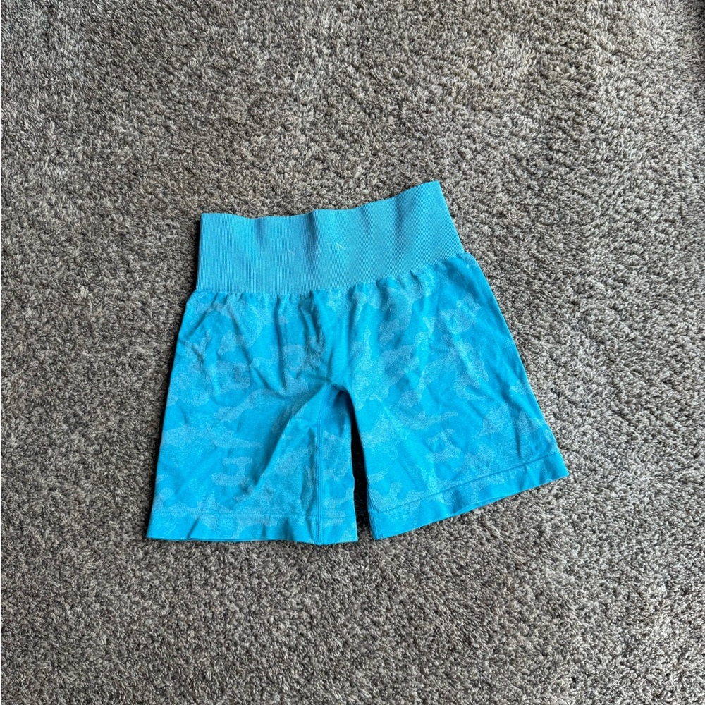 Blue Camo NVGTN  Shorts